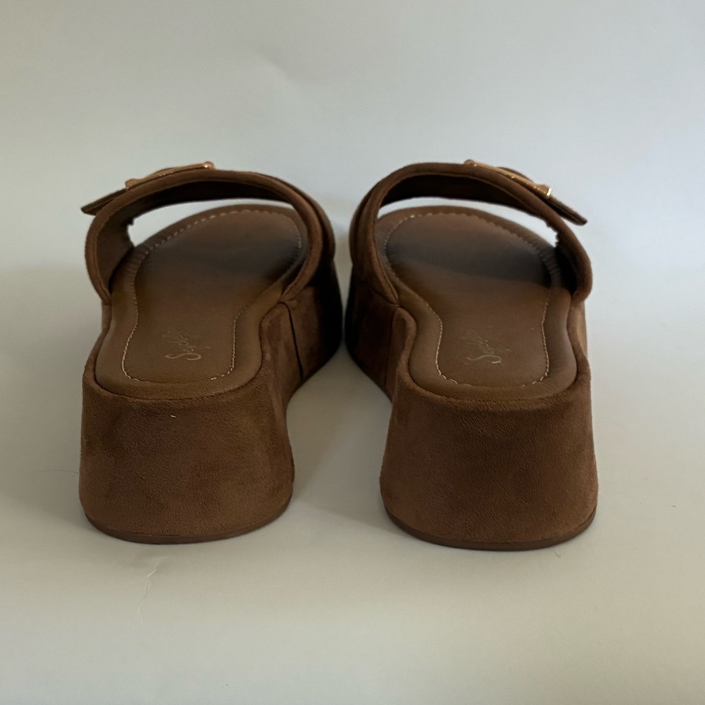 Seychelles Suede Platform Sandals - Picture 7 of 10